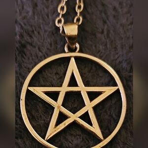 Silver Pentagram Necklace